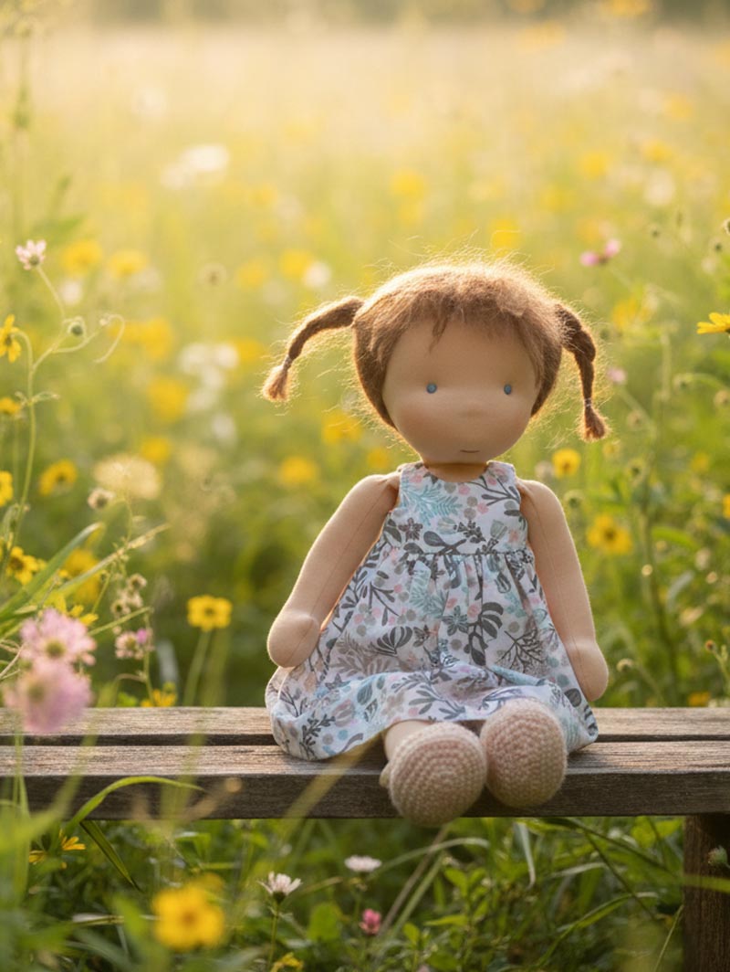 MobileArtboard 2 Handmade Waldorf Dolls