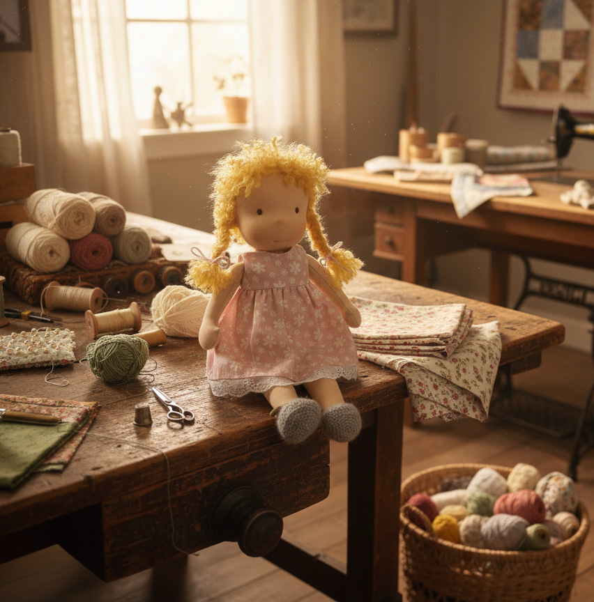 doll 4 mobile Handmade Waldorf Dolls